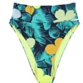 thumbnail image 1 of American Eagle Womens Cheeky Bikini Swim Bottom, Green, X-Small, 1 of 2