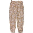 thumbnail image 1 of American Eagle Womens Floral Casual Jogger Pants, Beige, Medium, 1 of 1