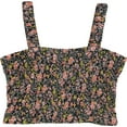thumbnail image 1 of American Eagle Womens Floral Tube Top, Multicoloured, Medium, 1 of 2