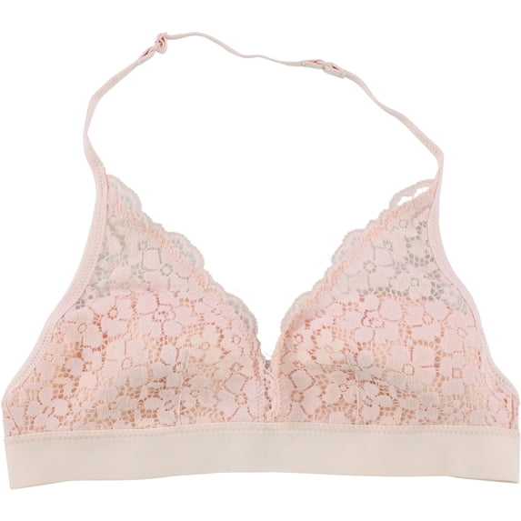 American Eagle Womens Fringe Trim Bralette, Pink, X-Small