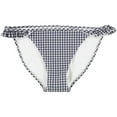 thumbnail image 1 of American Eagle Womens Gingham Bikini Swim Bottom, Blue, Medium, 1 of 2
