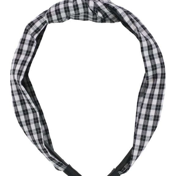 American Eagle Womens Gingham Hair Headband, Black