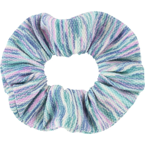 American Eagle Womens Knit Striped Hair Scrunchie, Blue