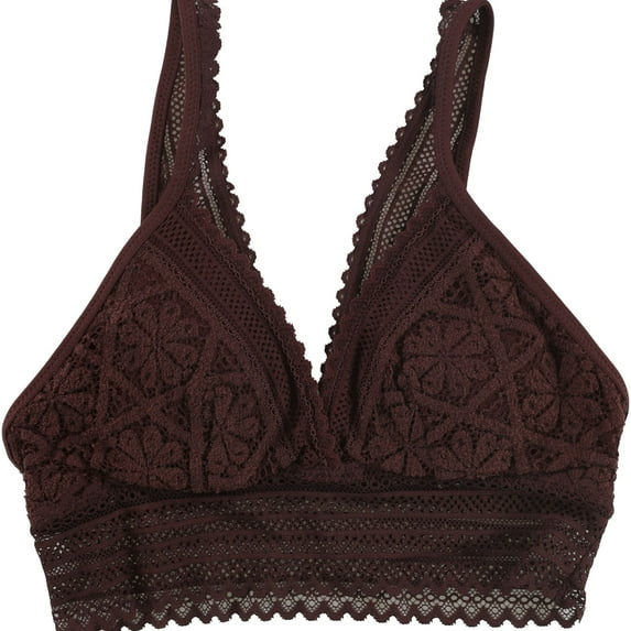 American Eagle Womens Lace Bralette, Brown, X-Small