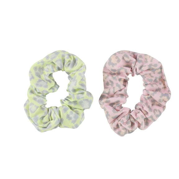 American Eagle Womens Leopard 2-Pack Hair Scrunchie, Multicoloured