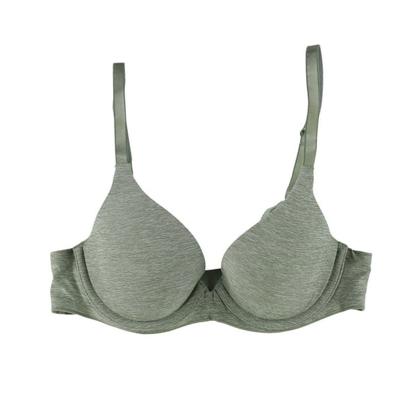 American Eagle Womens Lightly Lined Full Coverage Bra, Green, 30A