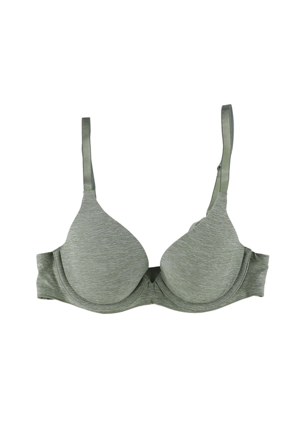 American Eagle Womens Lightly Lined Full Coverage Bra, Green, 30A