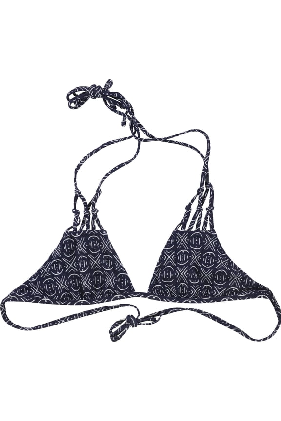 American Eagle Womens Macrame Bikini Swim Top, Blue, X-Small