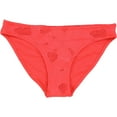 thumbnail image 1 of American Eagle Womens Multi Tone Textured Bikini Swim Bottom, Orange, Small, 1 of 2