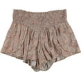 thumbnail image 1 of American Eagle Womens Paisley Casual Walking Shorts, Brown, X-Small, 1 of 2