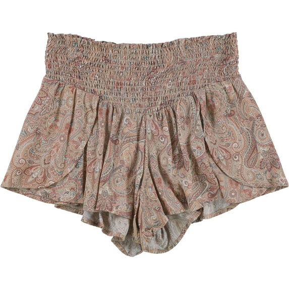 American Eagle Womens Paisley Casual Walking Shorts, Brown, X-Small
