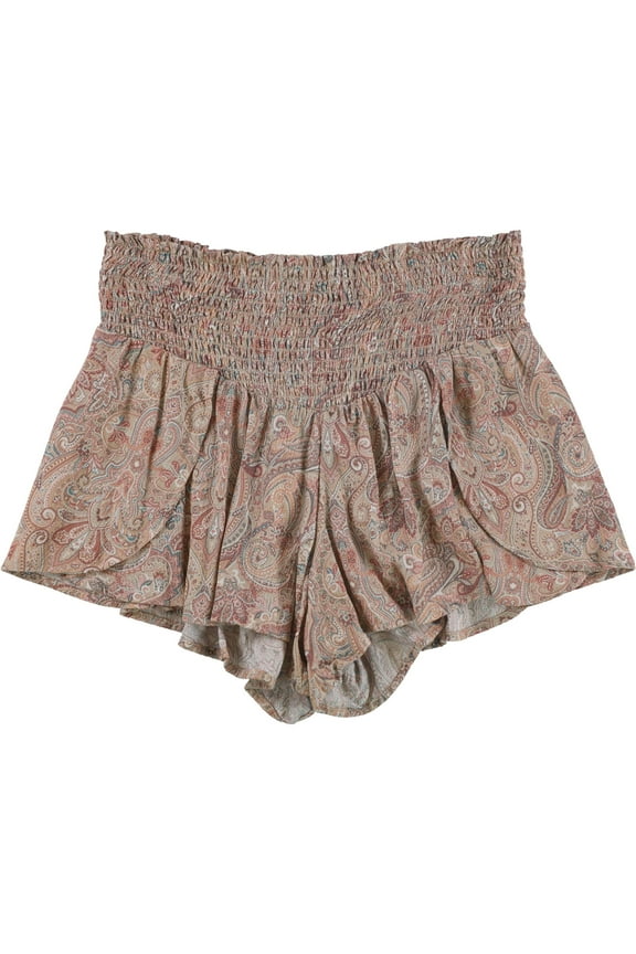 American Eagle Womens Paisley Casual Walking Shorts, Brown, X-Small
