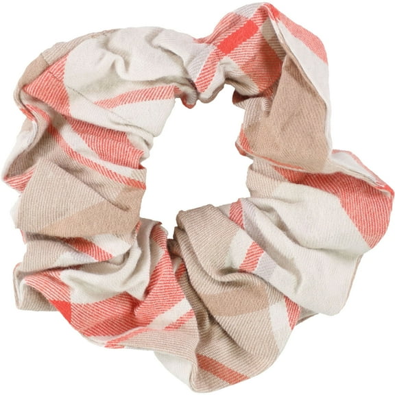 American Eagle Womens Plaid Hair Scrunchie, Pink