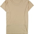 thumbnail image 1 of American Eagle Womens Ribbed Basic T-Shirt, Orange, Large, 1 of 2