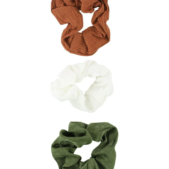American Eagle Womens Solid 3-Pack Hair Scrunchie, Green