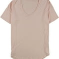 thumbnail image 1 of American Eagle Womens Solid Basic T-Shirt, Pink, Small, 1 of 2