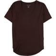 thumbnail image 1 of American Eagle Womens Solid Basic T-Shirt, Red, X-Small, 1 of 2