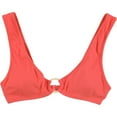 thumbnail image 1 of American Eagle Womens Solid Bikini Swim Top, Orange, Medium, 1 of 2