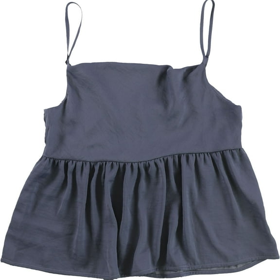 American Eagle Womens Solid Cami Tank Top, Blue, Medium