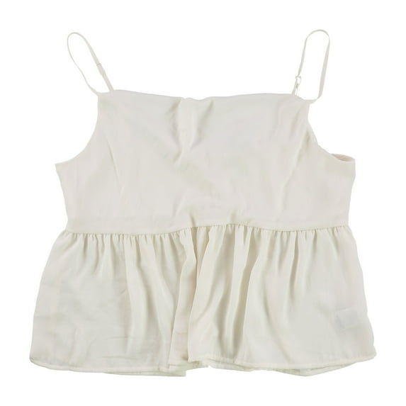 American Eagle Womens Solid Cami Tank Top, Off-White, Medium