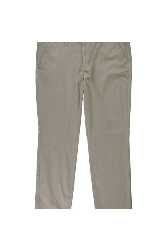 American Eagle Womens Solid Casual Trouser Pants, Beige, 8 Short