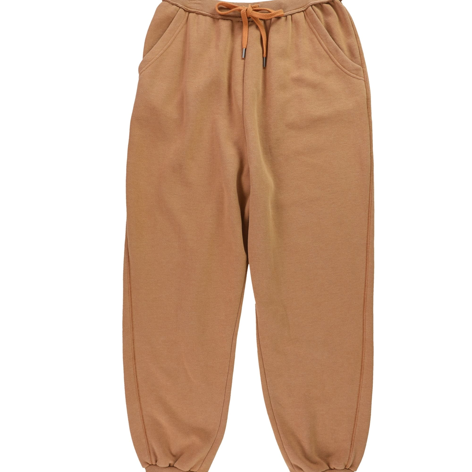 American Eagle Womens Solid Drawstring Casual Jogger Pants, Orange