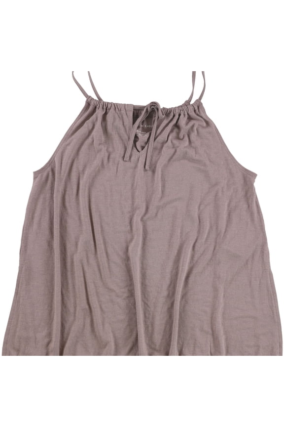 American Eagle Womens Solid Halter Top Shirt, Purple, X-Small