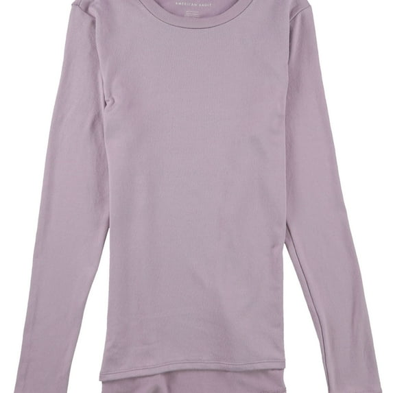 American Eagle Womens Solid Pullover Blouse, Purple, Small