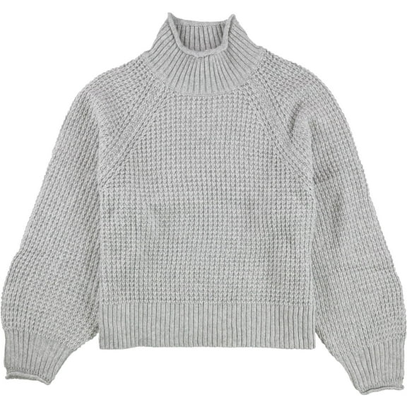 American Eagle Womens Solid Pullover Sweater, Grey, Medium