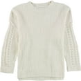 thumbnail image 1 of American Eagle Womens Solid Pullover Sweater, Off-White, Medium, 1 of 2
