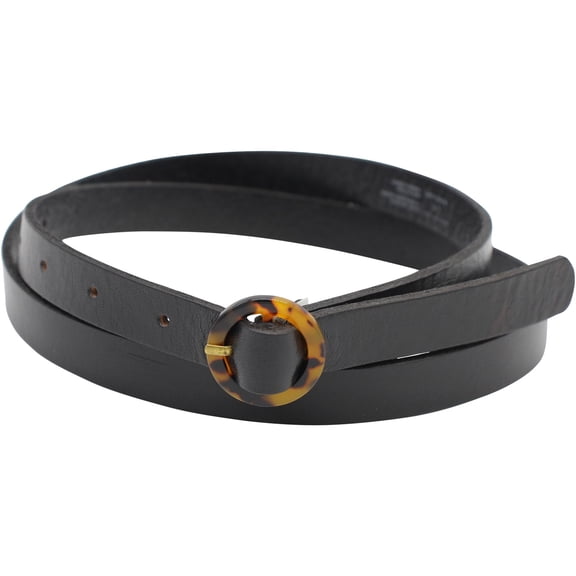 American Eagle Womens Solid Skinny Belt, Black, X-Small