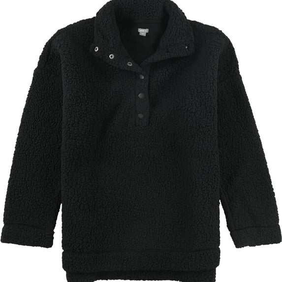 American Eagle Womens Solid Sweatshirt, Black, Small