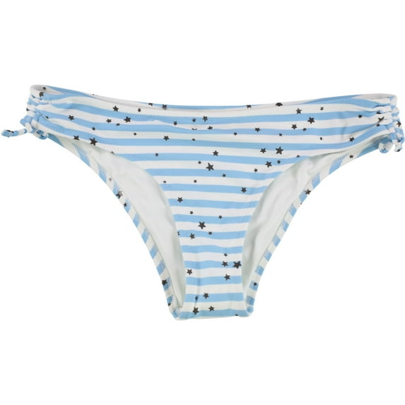 American Eagle Womens Stars And Stripes Bikini Swim Bottom, White, Large