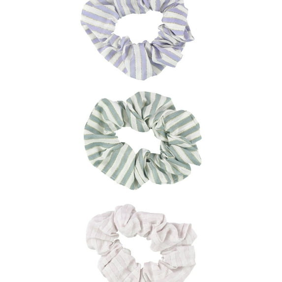 American Eagle Womens Stripe 3-Pack Hair Scrunchie, Multicoloured,