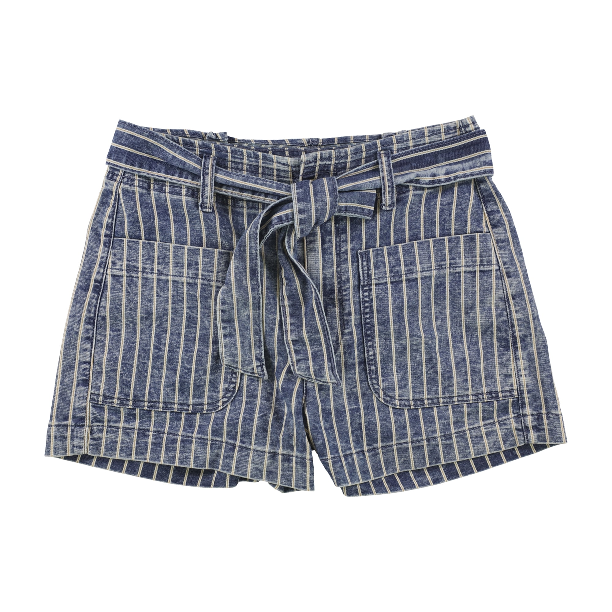 American eagle blue and white striped shorts 2025