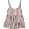 thumbnail image 1 of American Eagle Womens Stripe Tank Top, Pink, Medium, 1 of 2