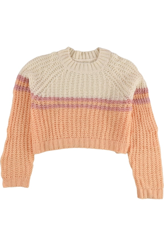 American Eagle Womens Three Tone Pullover Sweater, Multicoloured, Small