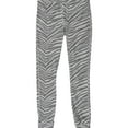 thumbnail image 1 of American Eagle Womens Zebra Thermal Pajama Pants, Grey, X-Small, 1 of 2