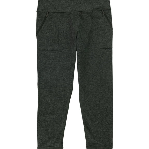 American Eagle Womens Zipper Pockets Casual Leggings, Green, Small