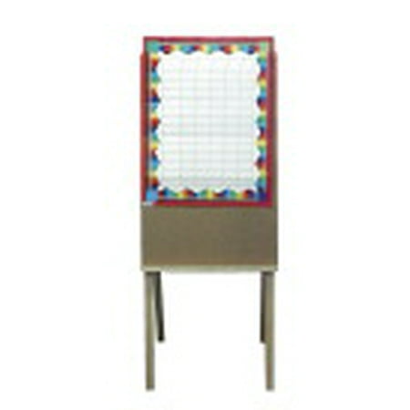 American Easel Teachers Instructional Easel, 57-1/4 in H, Hard Wood