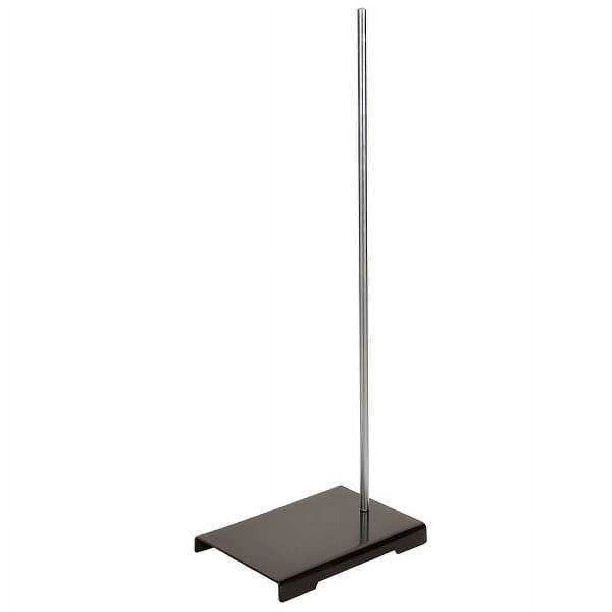 Elegant 36" Nickel-Plated Support Stand with Cast Iron Base