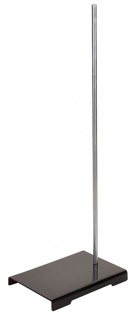Elegant 36" Nickel-Plated Support Stand with Cast Iron Base