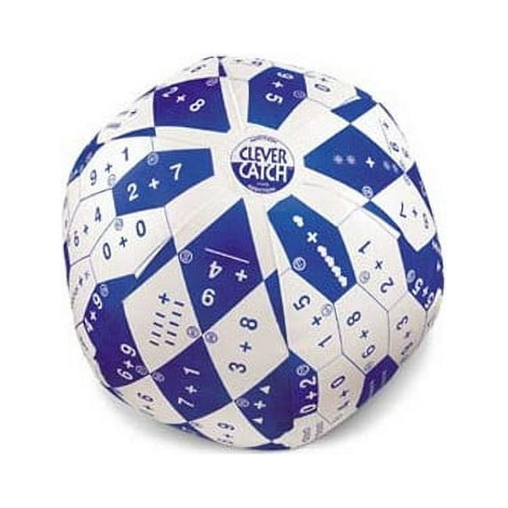 American Educational Vinyl Clever Catch Addition Ball 24 in Diameter - Blue