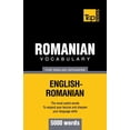 thumbnail image 1 of American English Collection: Romanian vocabulary for English speakers - 5000 words (Paperback), 1 of 1