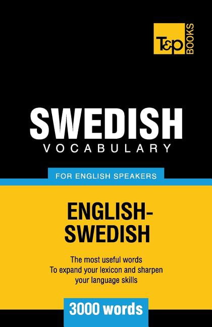 American English Collection Swedish vocabulary for English speakers ...