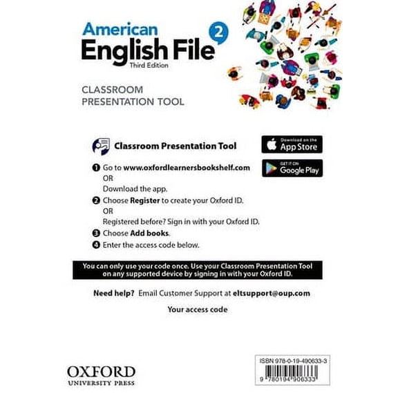 American English File 3e 2 Classroom Presentation Tool Access Code Card Pack : Student Book Workbook and Teacher Access Code Card Pack (Undefined)