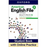 American English File Level 3 Student Book/Workbook Multi-Pack B with Online Practice, Paperback