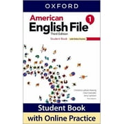 American English File 3e Student Book 1 and Online Practice Pack, Paperback