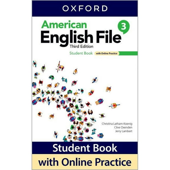 American English File Level 3 Student Book with Online Practice, (Paperback)