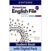 American English File 3e Student Book Level Starter Digital Pack, Paperback
